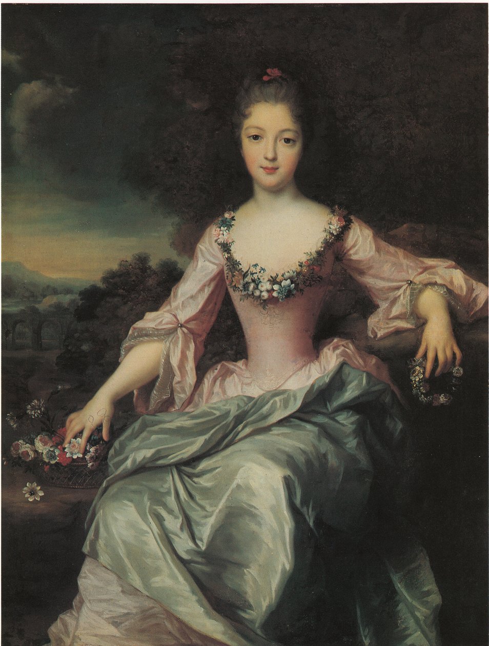 Portret Marii Anny de Bourbon autorstwa Gustaf Lundberg