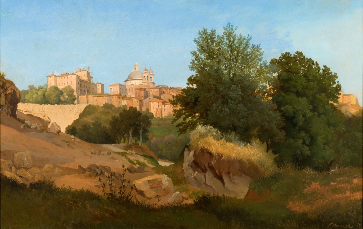 Widok z Ariccia autorstwa Gustaf Wilhelm Palm