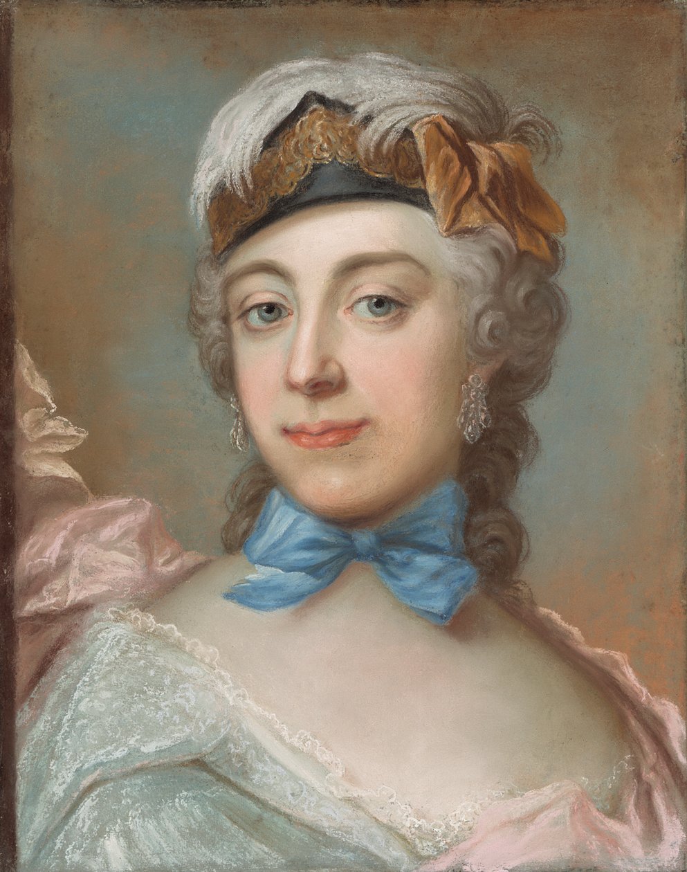 Portret baronowej Ulriki Charlotty Sprengtporten 1724-1780. autorstwa Gustaf Lundberg