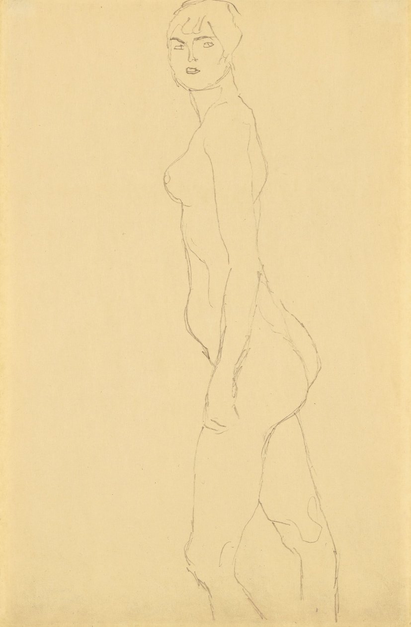 Działaj w lewo autorstwa Gustav Klimt