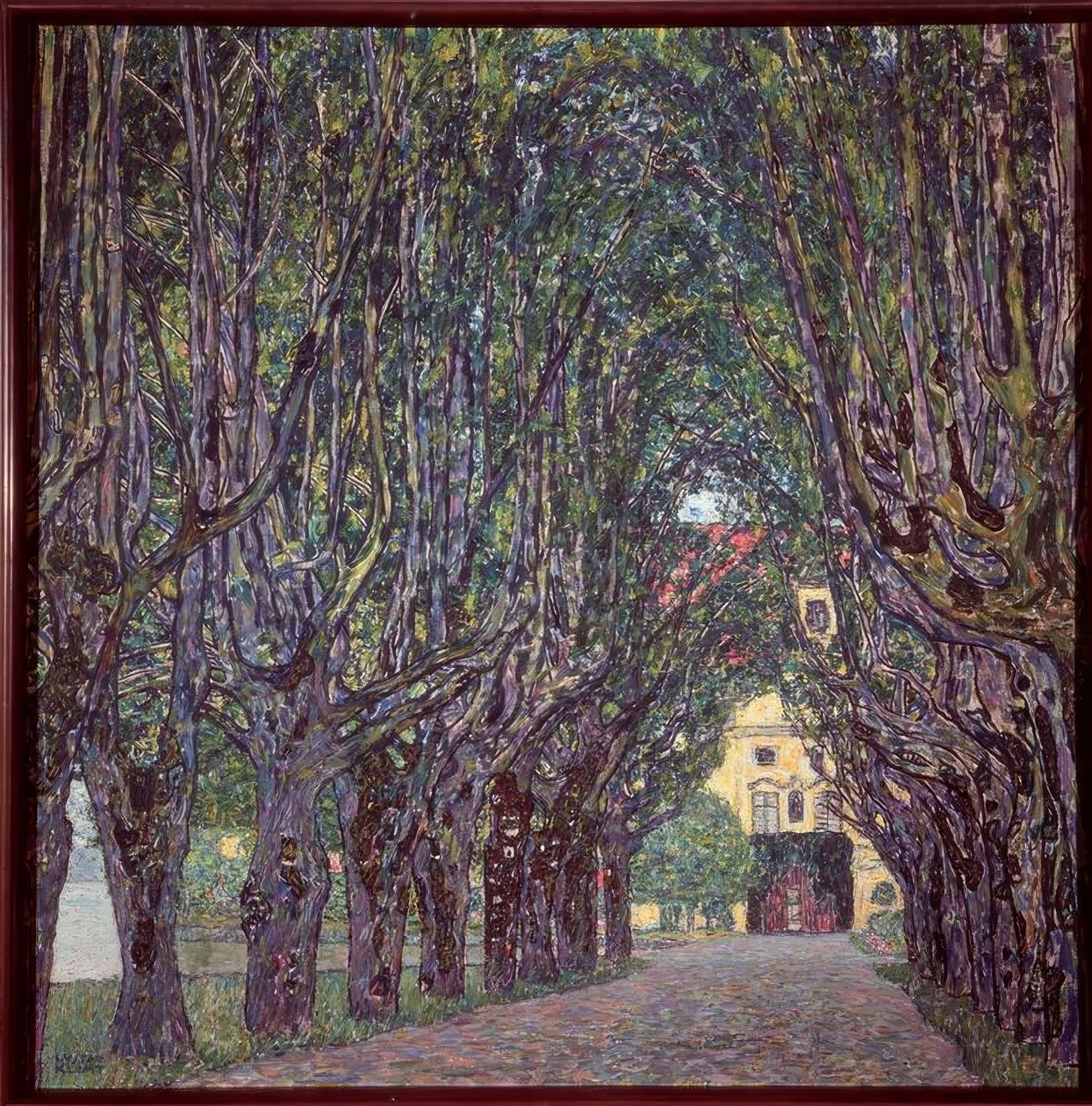 Aleja w Herrenhaus Kammer, Górna Austria autorstwa Gustav Klimt