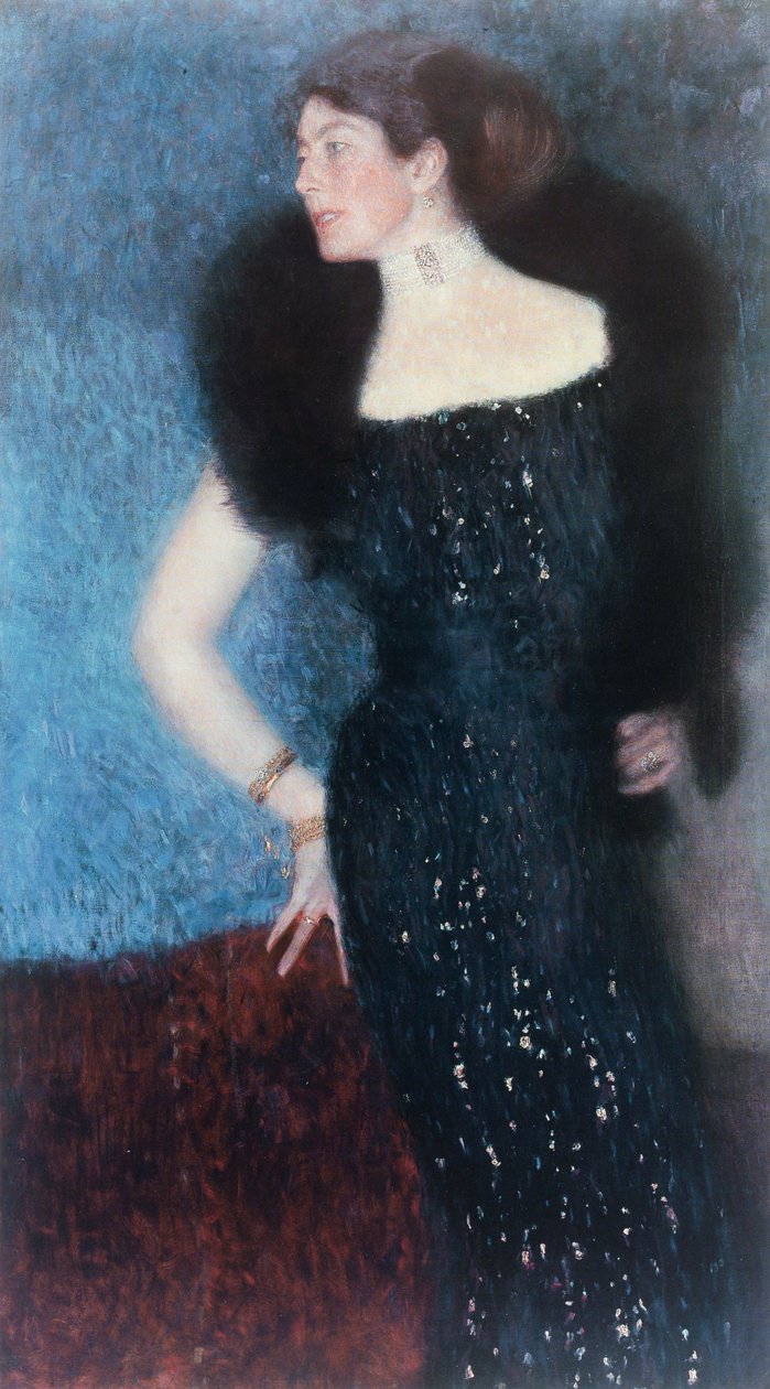Portret róży przycięty przez Rosthorn-Friedmann autorstwa Gustav Klimt
