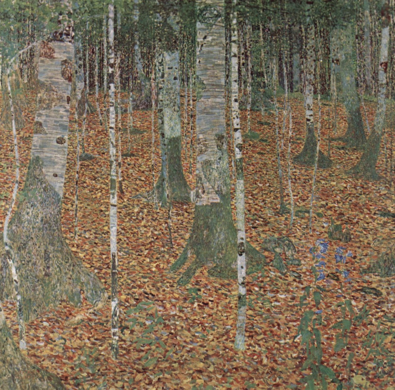 Birkenwald autorstwa Gustav Klimt