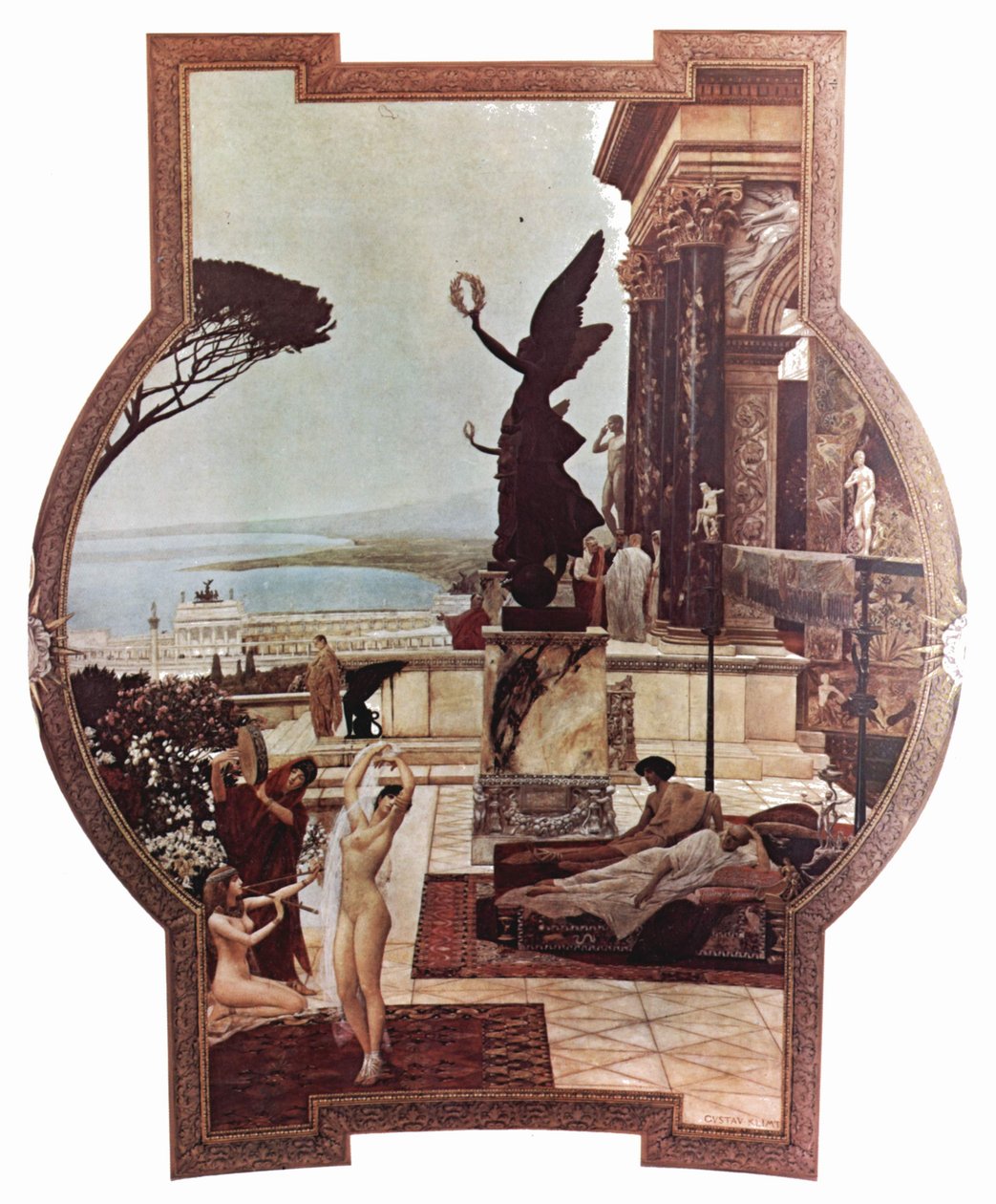 Teatr Taormina autorstwa Gustav Klimt