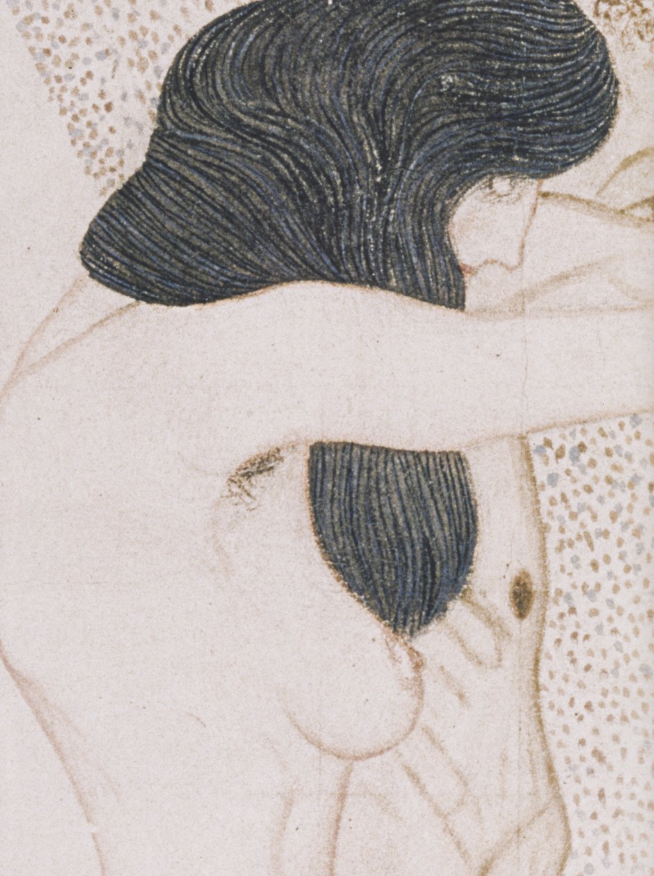 Cierpienia słabej ludzkości autorstwa Gustav Klimt