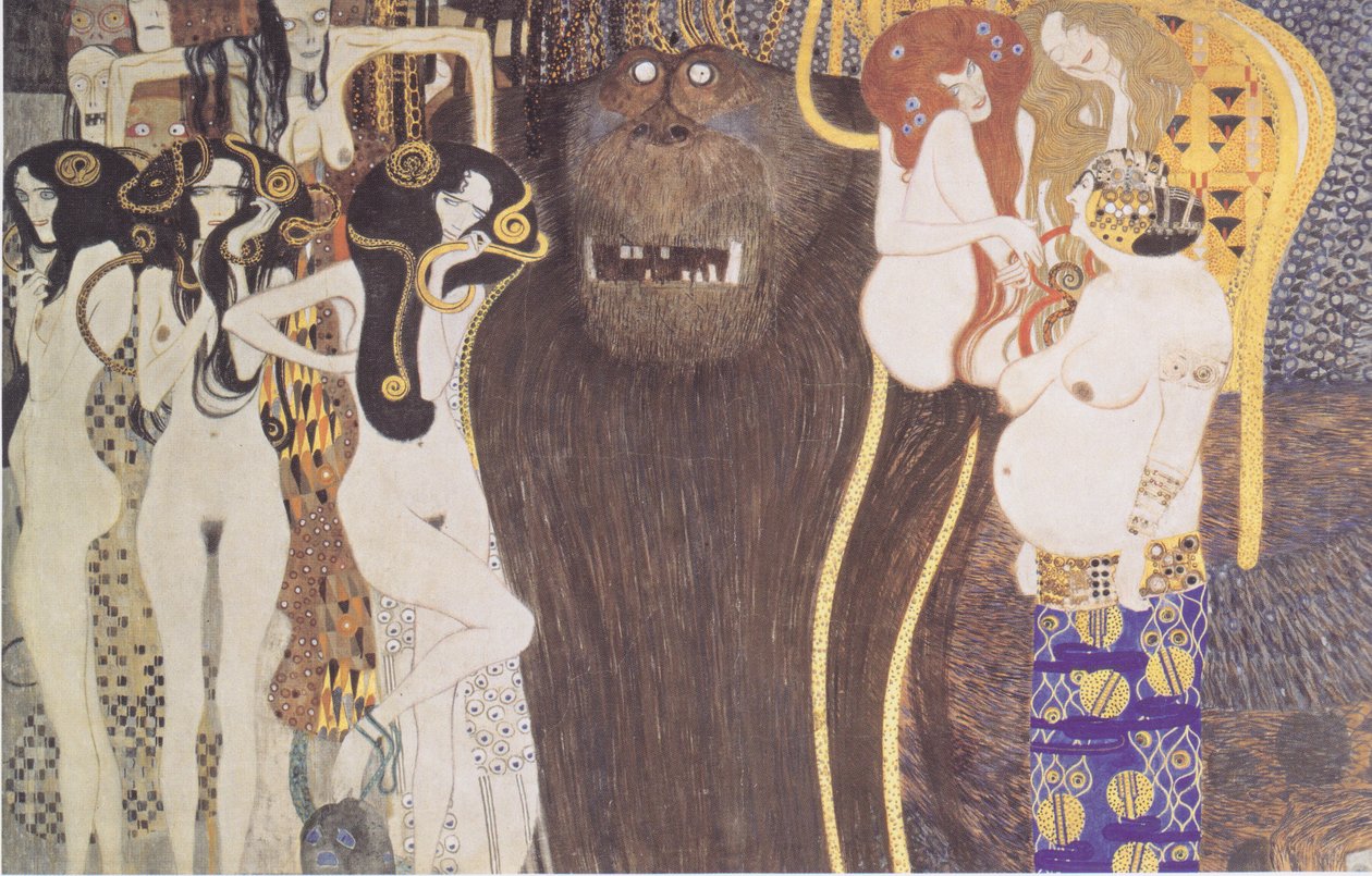 Siły wroga autorstwa Gustav Klimt