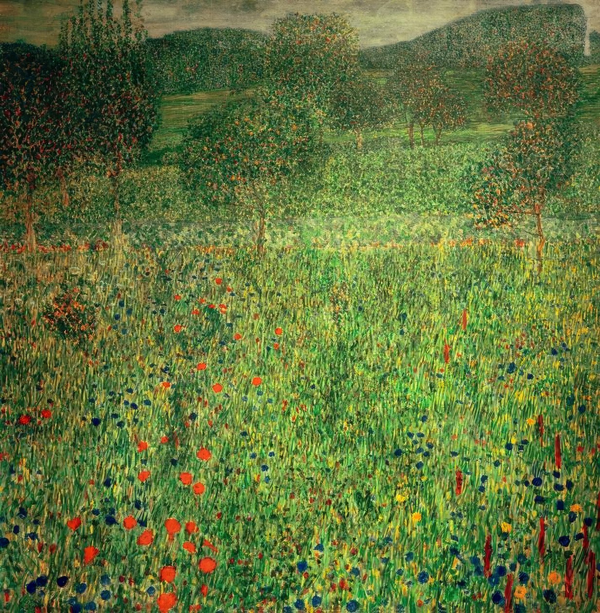 Krajobraz ogrodowy autorstwa Gustav Klimt