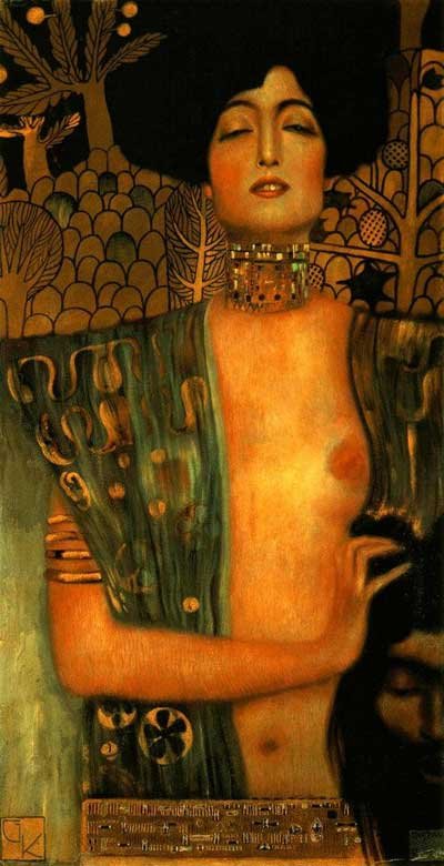 Judyta z głową Holofernesa autorstwa Gustav Klimt