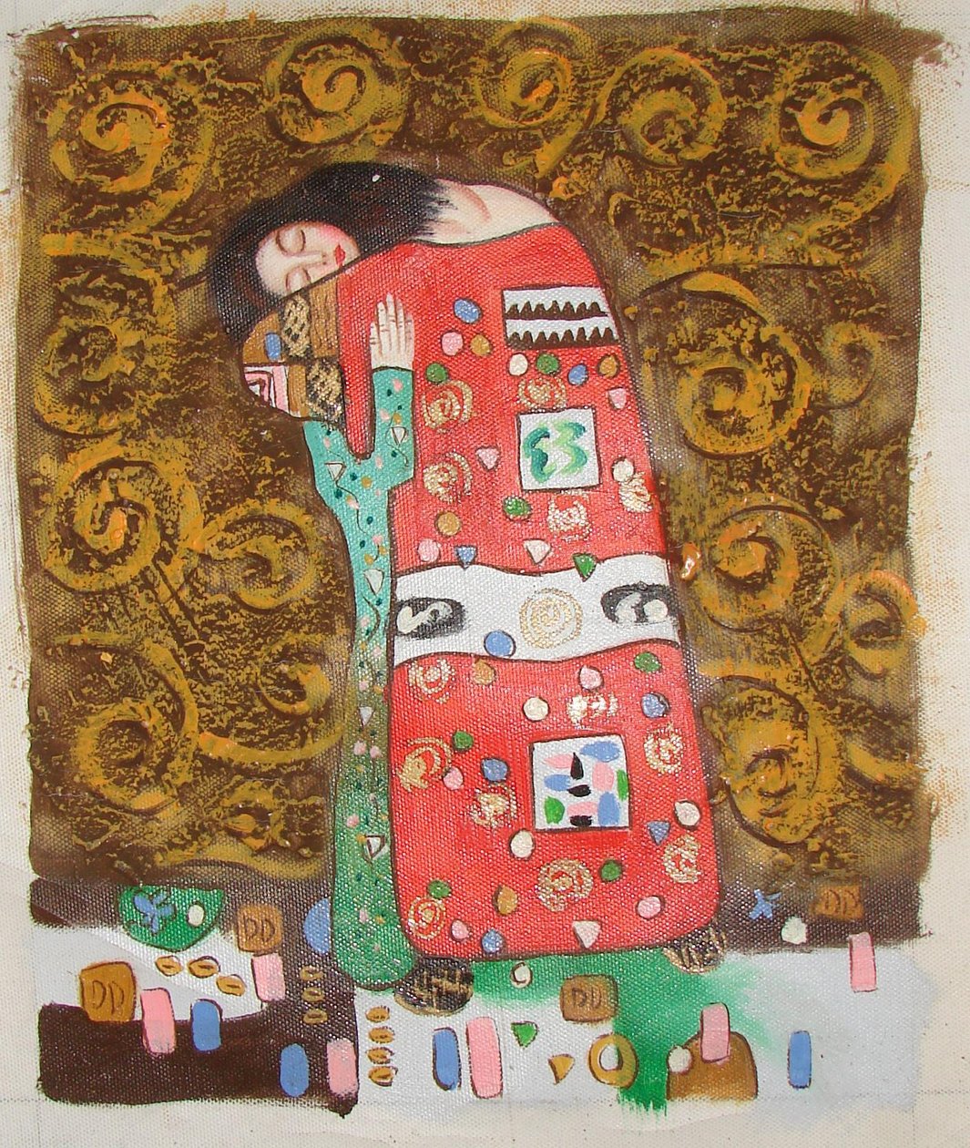 Miłość autorstwa Gustav Klimt