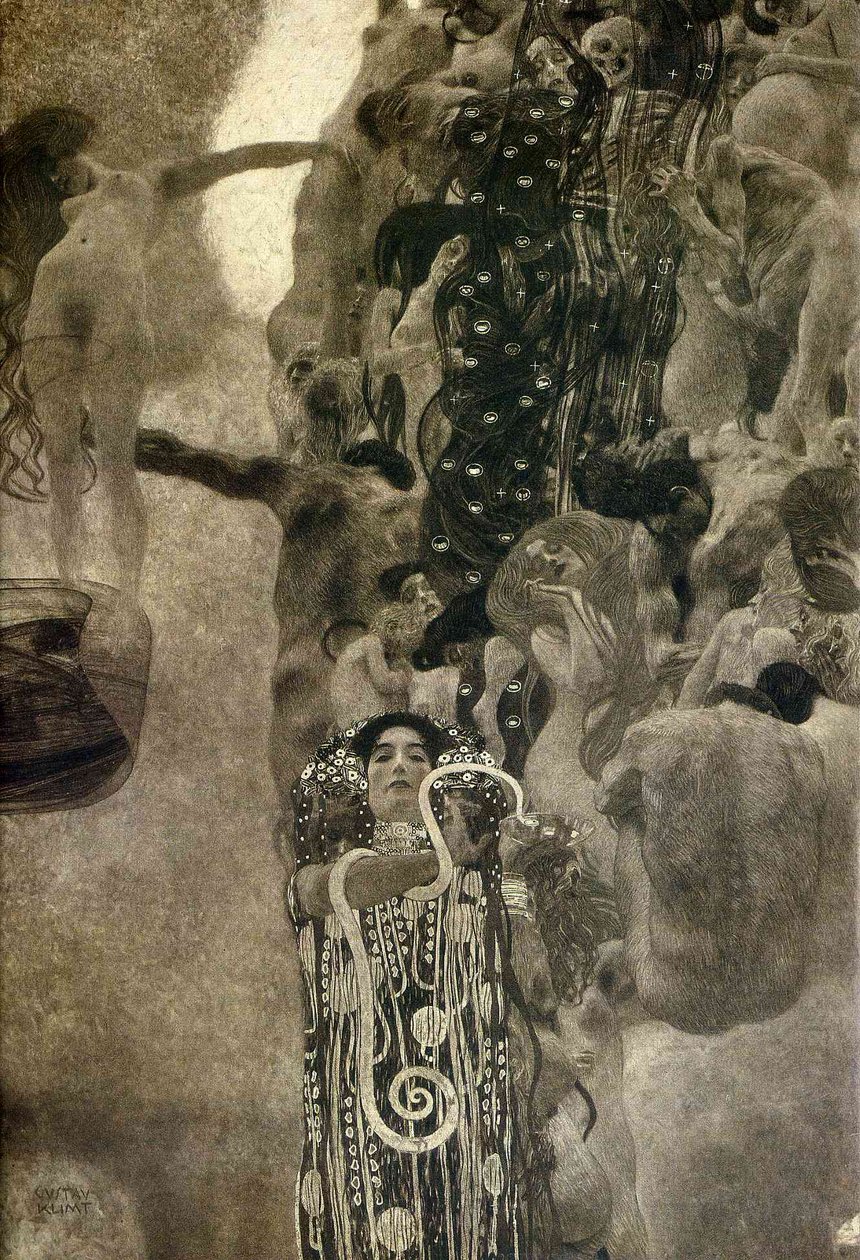 Stan końcowy leku autorstwa Gustav Klimt
