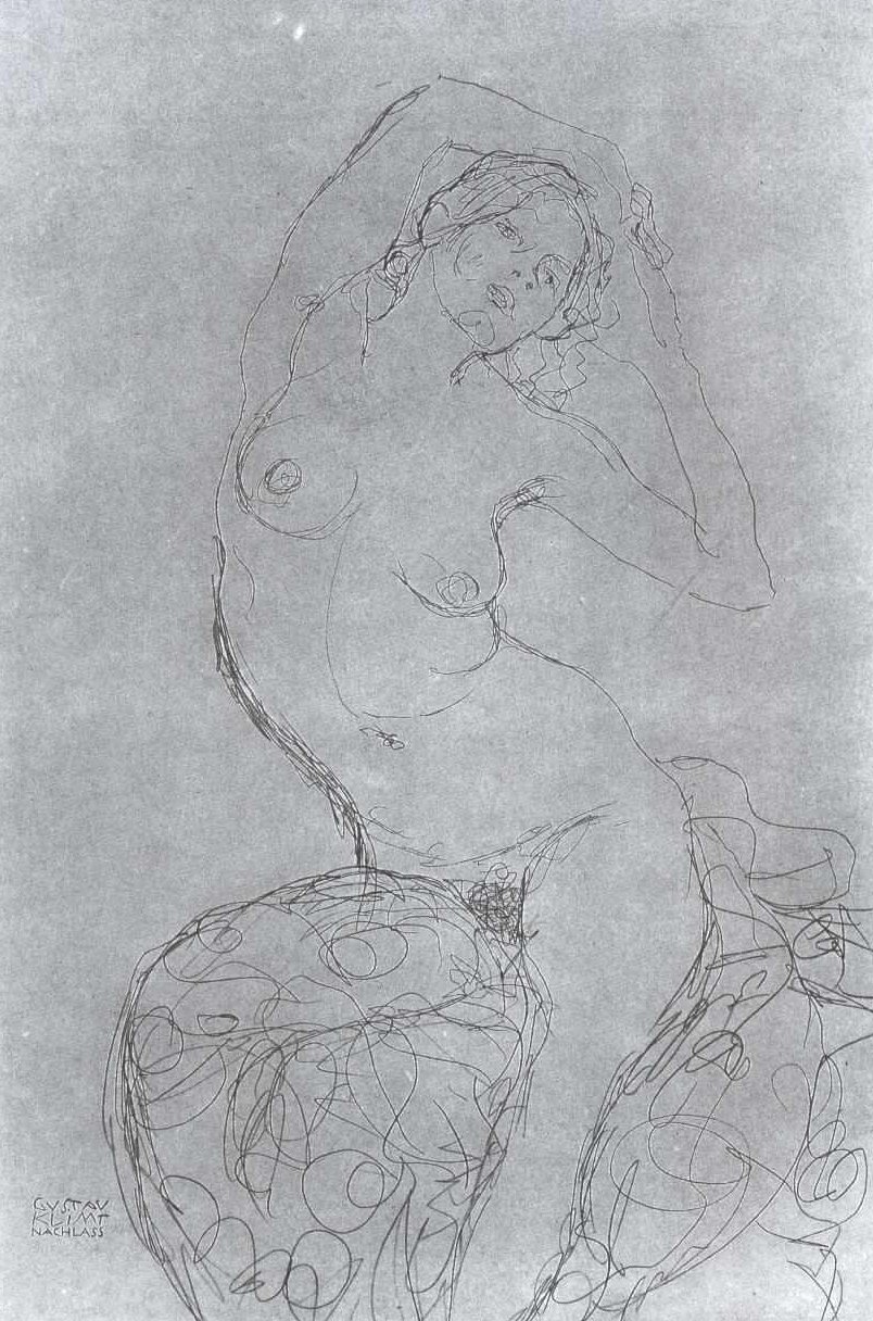 Nagi autorstwa Gustav Klimt