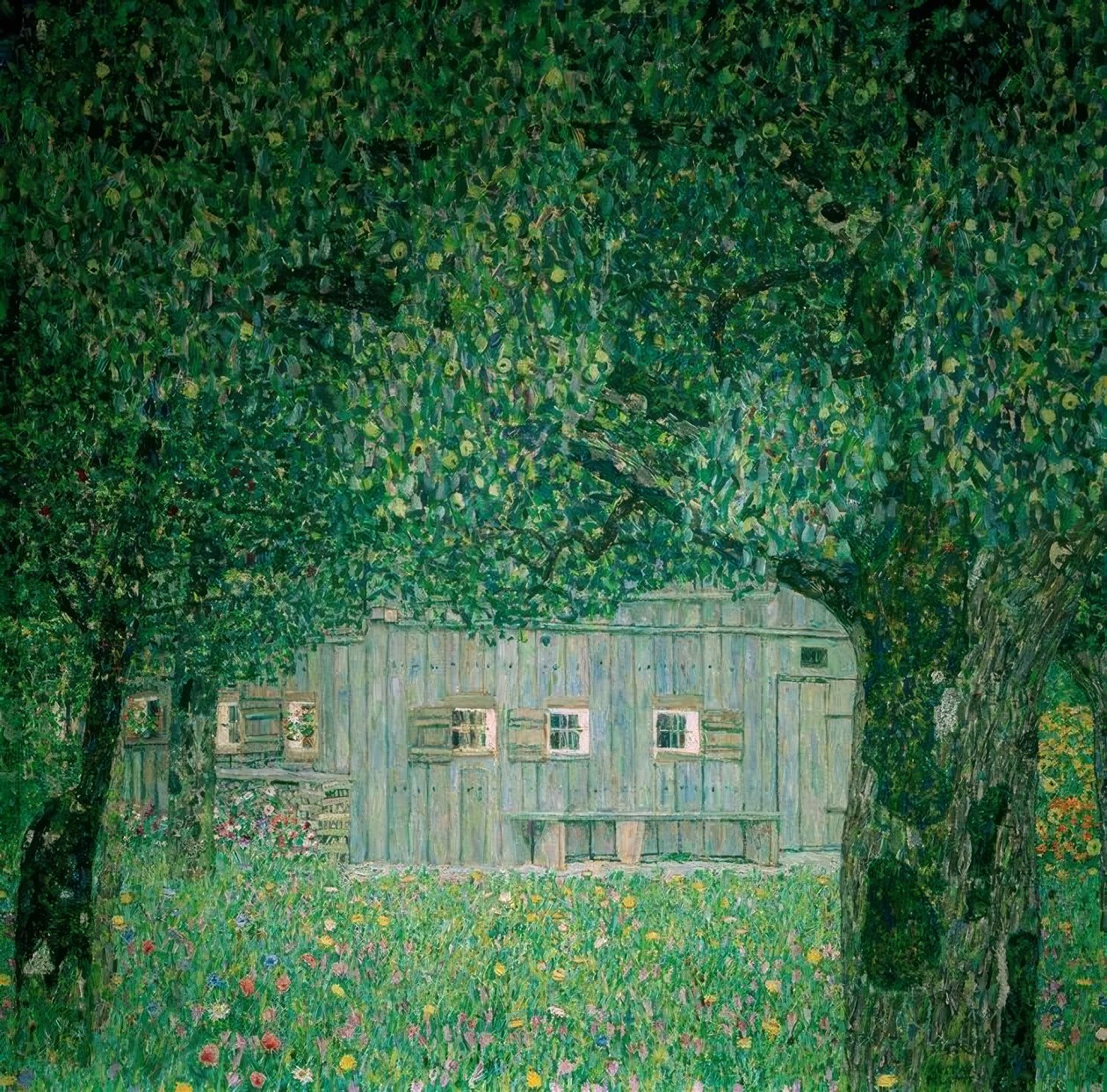 Gospodarstwo w Górnej Austrii autorstwa Gustav Klimt