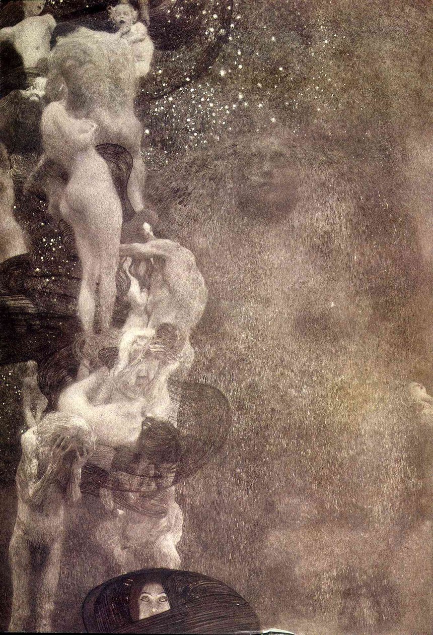 Stan końcowy filozofii autorstwa Gustav Klimt
