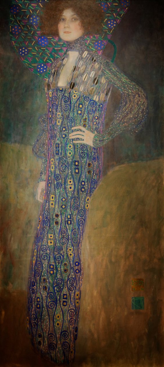 Portret Emilie Flöge autorstwa Gustav Klimt