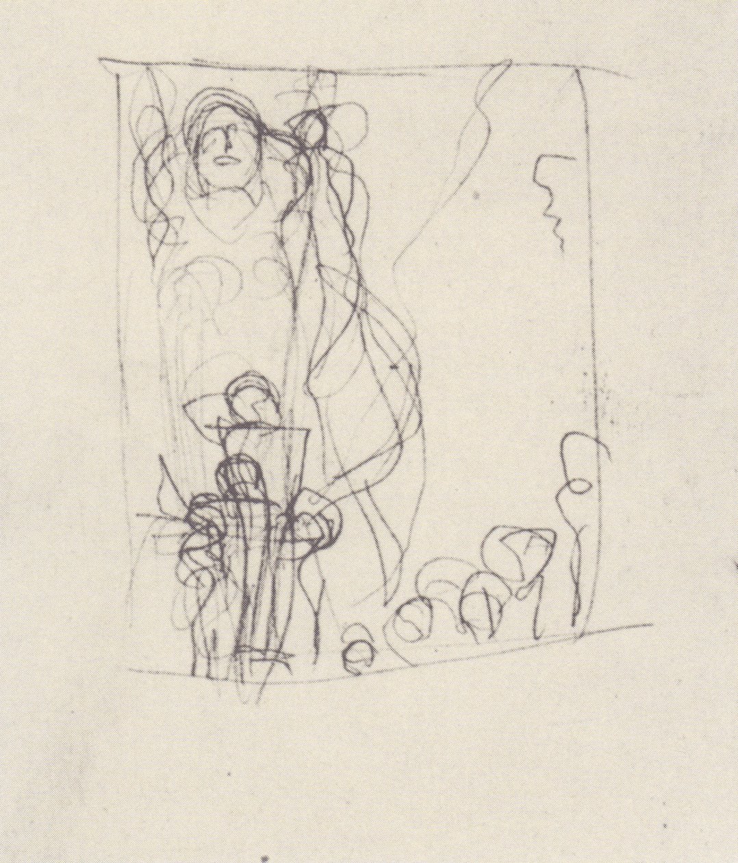 Szkic orzecznictwa autorstwa Gustav Klimt