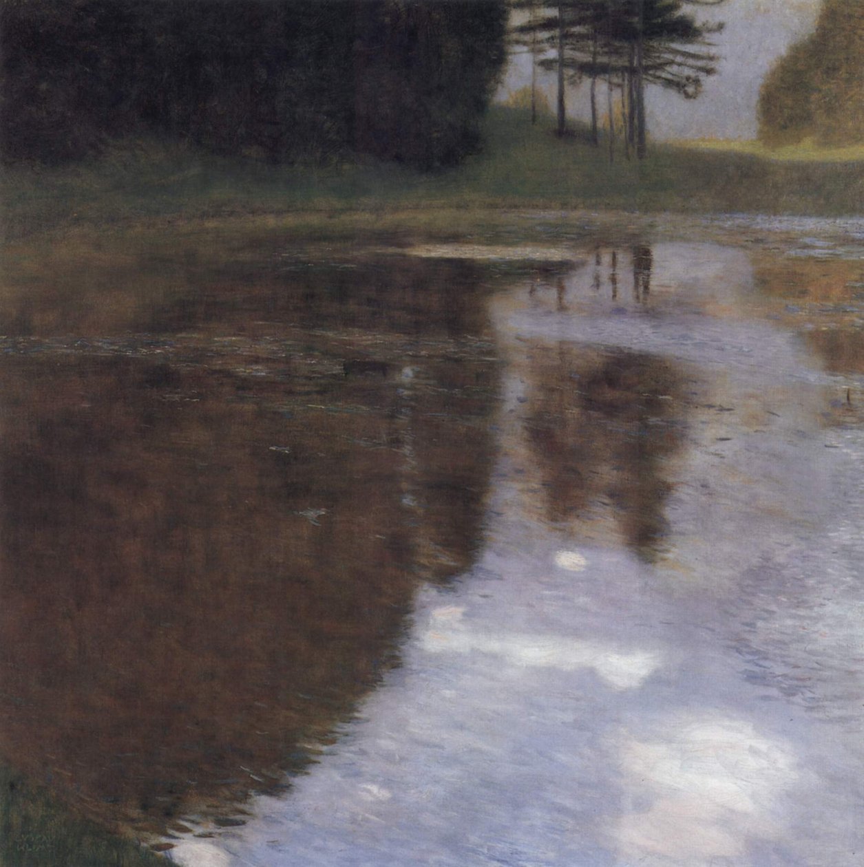 Cichy staw w parku Kammer autorstwa Gustav Klimt