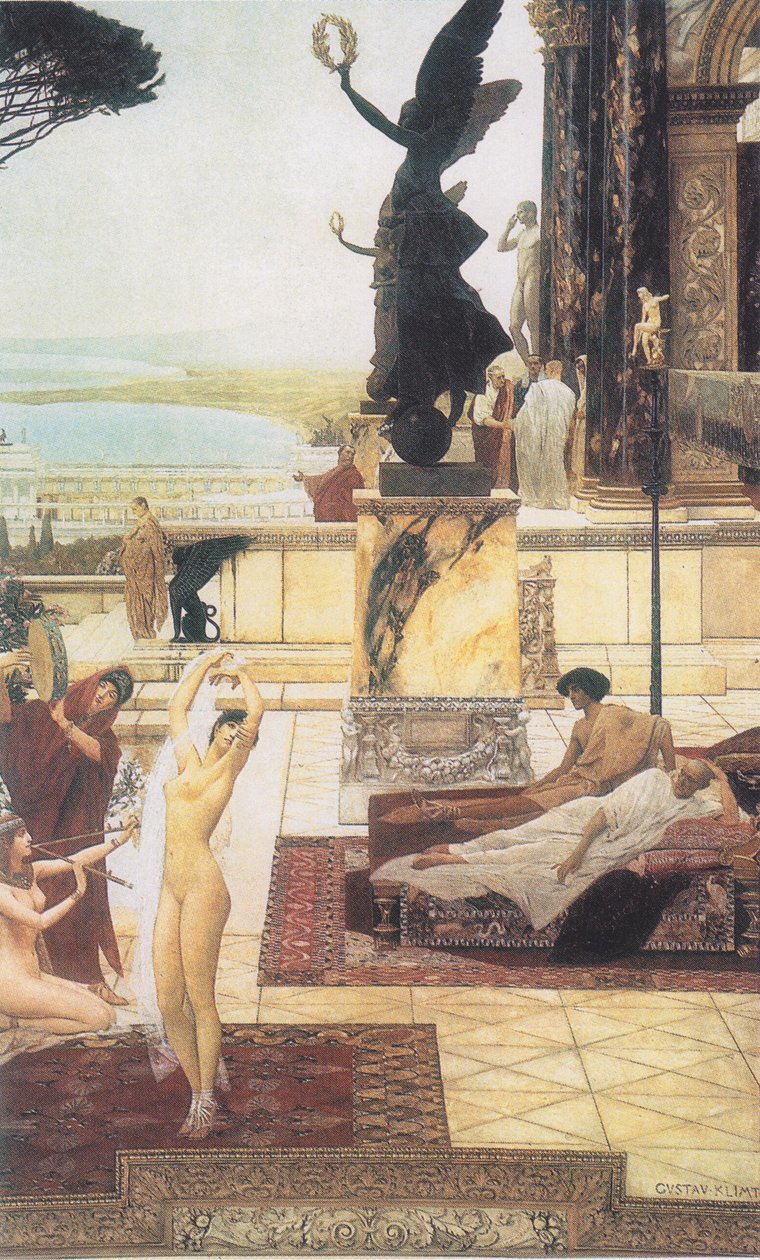 Teatr w Taorminie autorstwa Gustav Klimt