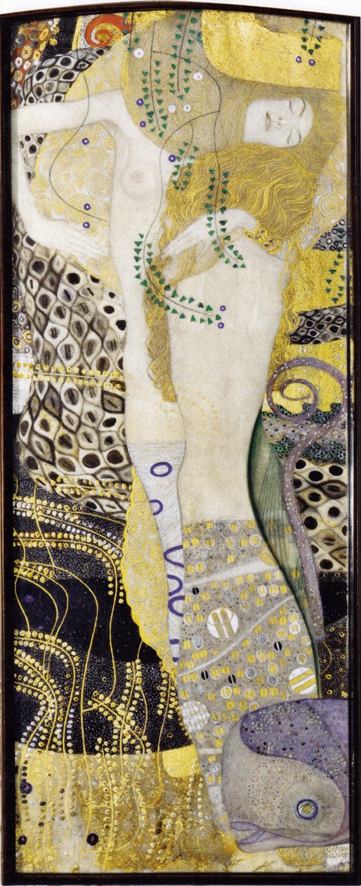 Węże wodne I (dziewczyny) autorstwa Gustav Klimt