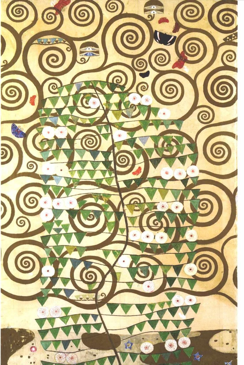 Szablon pracy dla fryzu stoclet autorstwa Gustav Klimt
