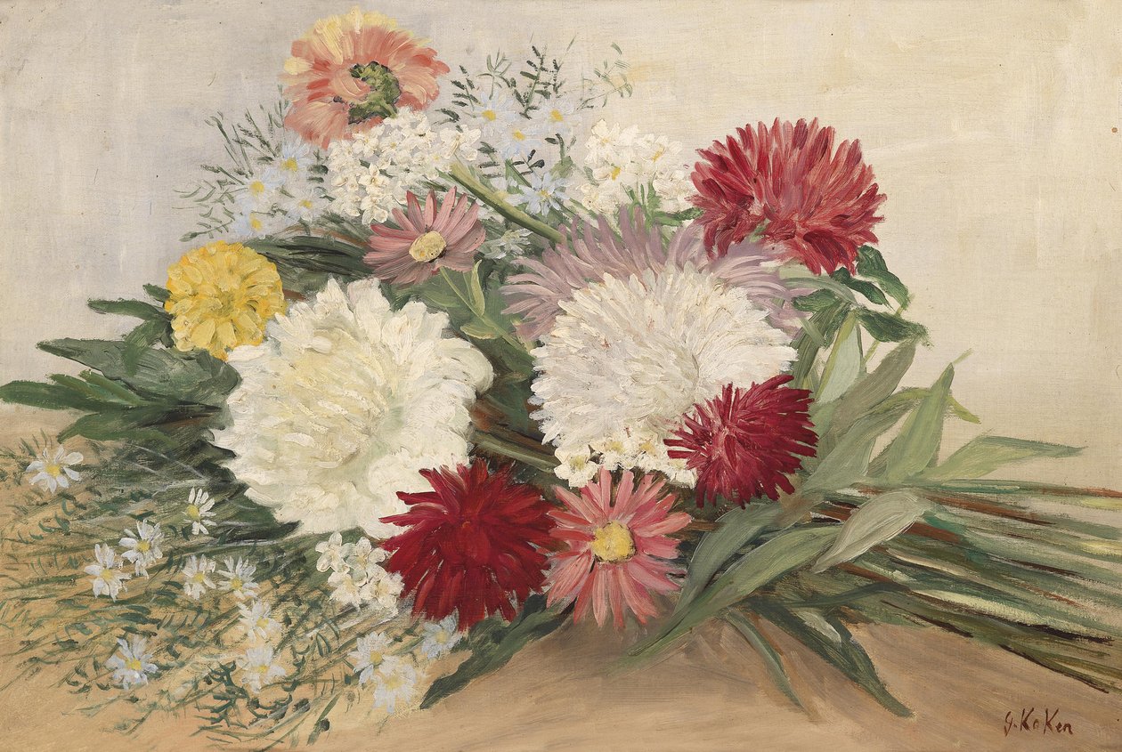 Chrysanthemen autorstwa Gustav Koken