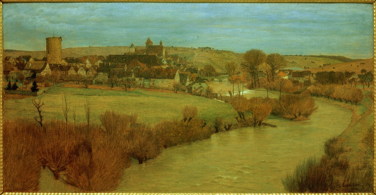 Besigheim autorstwa Gustav Schönleber