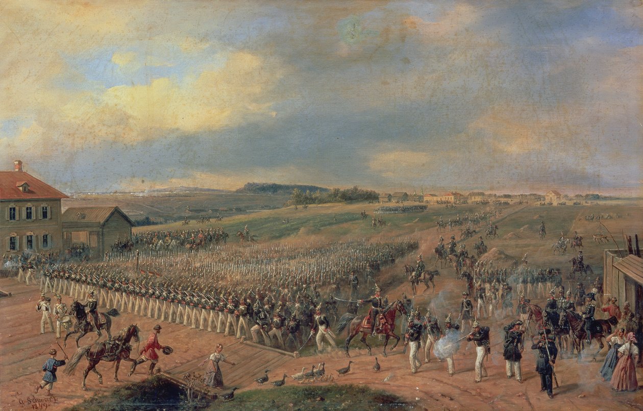 Robotnicy, 1849 autorstwa Gustav Schwarz