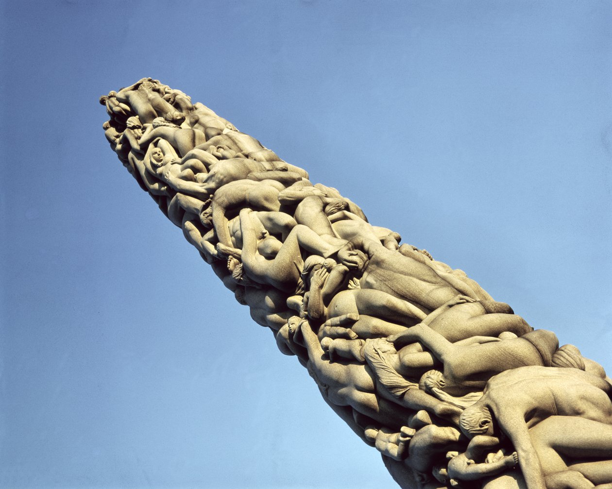 Widok Monolitu z lat 1929-43 autorstwa Gustav Vigeland