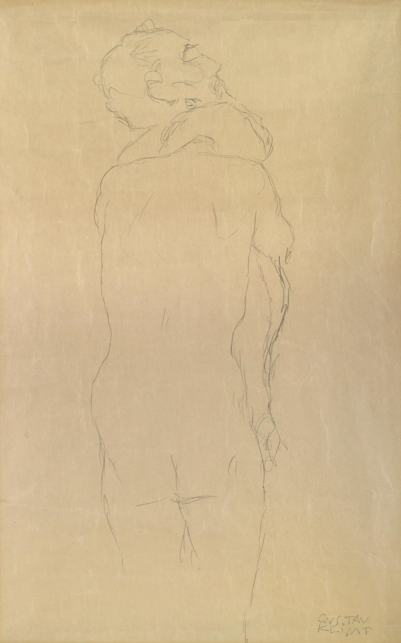 Studium Adama i Ewy autorstwa Gustav Klimt