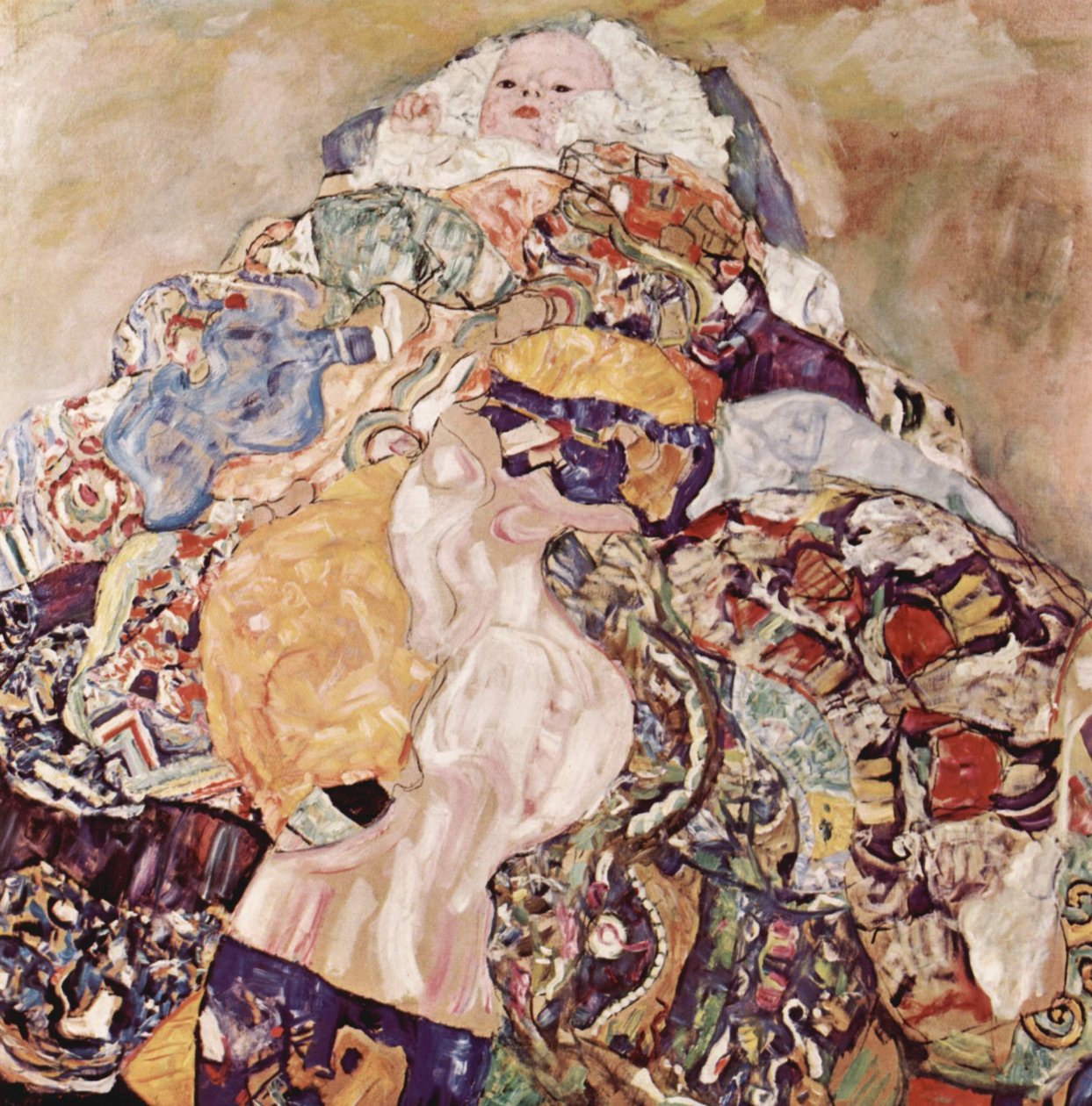 Dziecko (kołyska) autorstwa Gustav Klimt