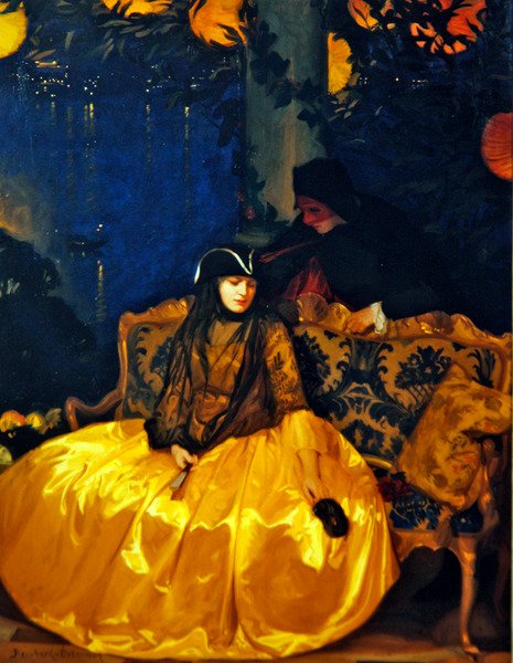 Pokusa (olej na płótnie) autorstwa Gustav Bernhard Osterman
