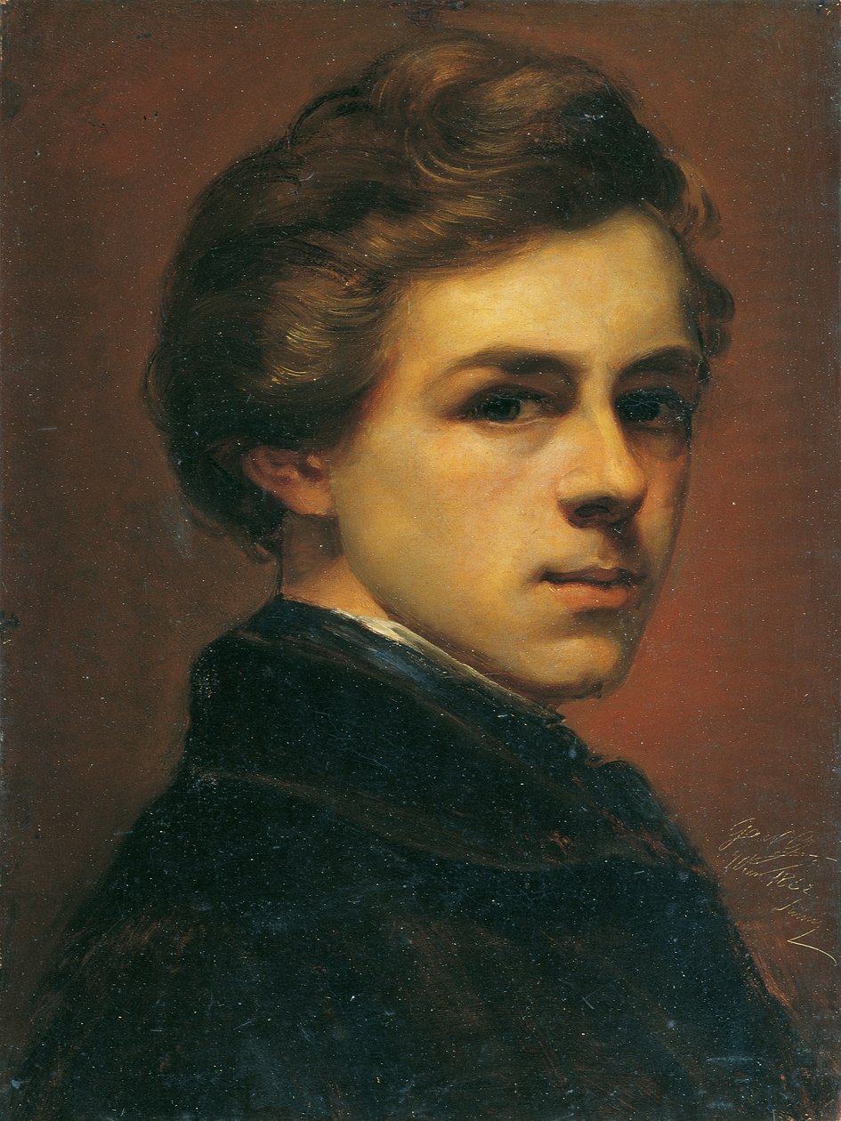 autoportret autorstwa Gustav Gaul