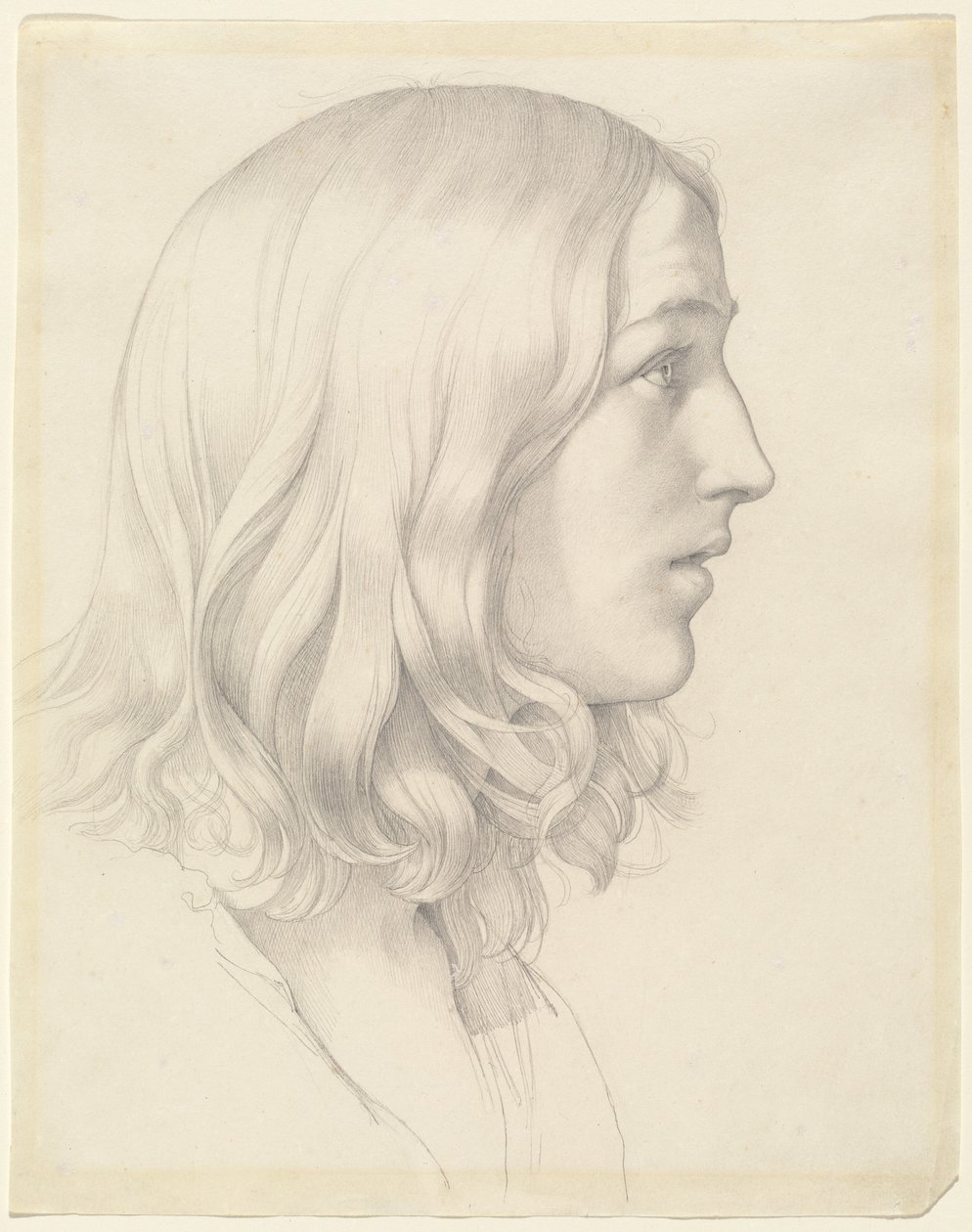 Głowa młodego mężczyzny autorstwa Gustav Heinrich Naeke