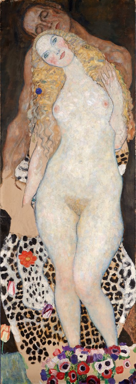 Adam i Ewa autorstwa Gustav Klimt