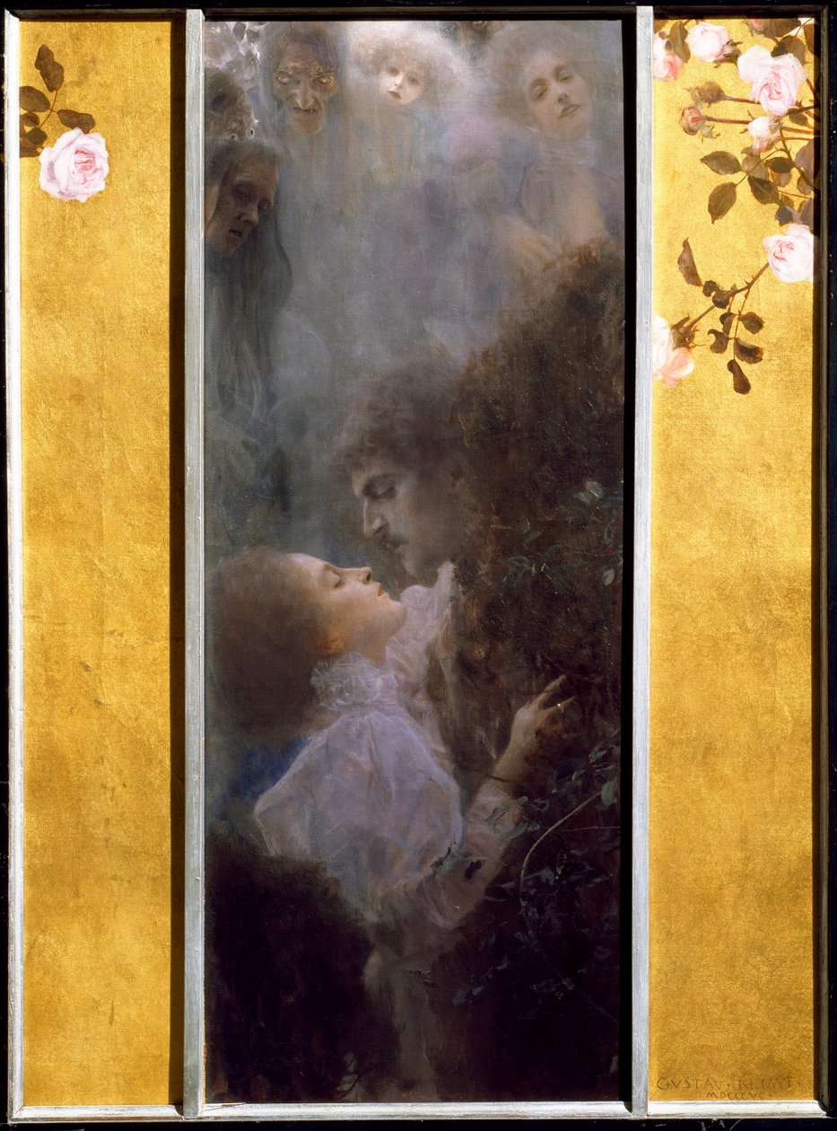 Alegoria miłości Malarstwo Gustava Klimta (1862-1918) autorstwa Gustav Klimt