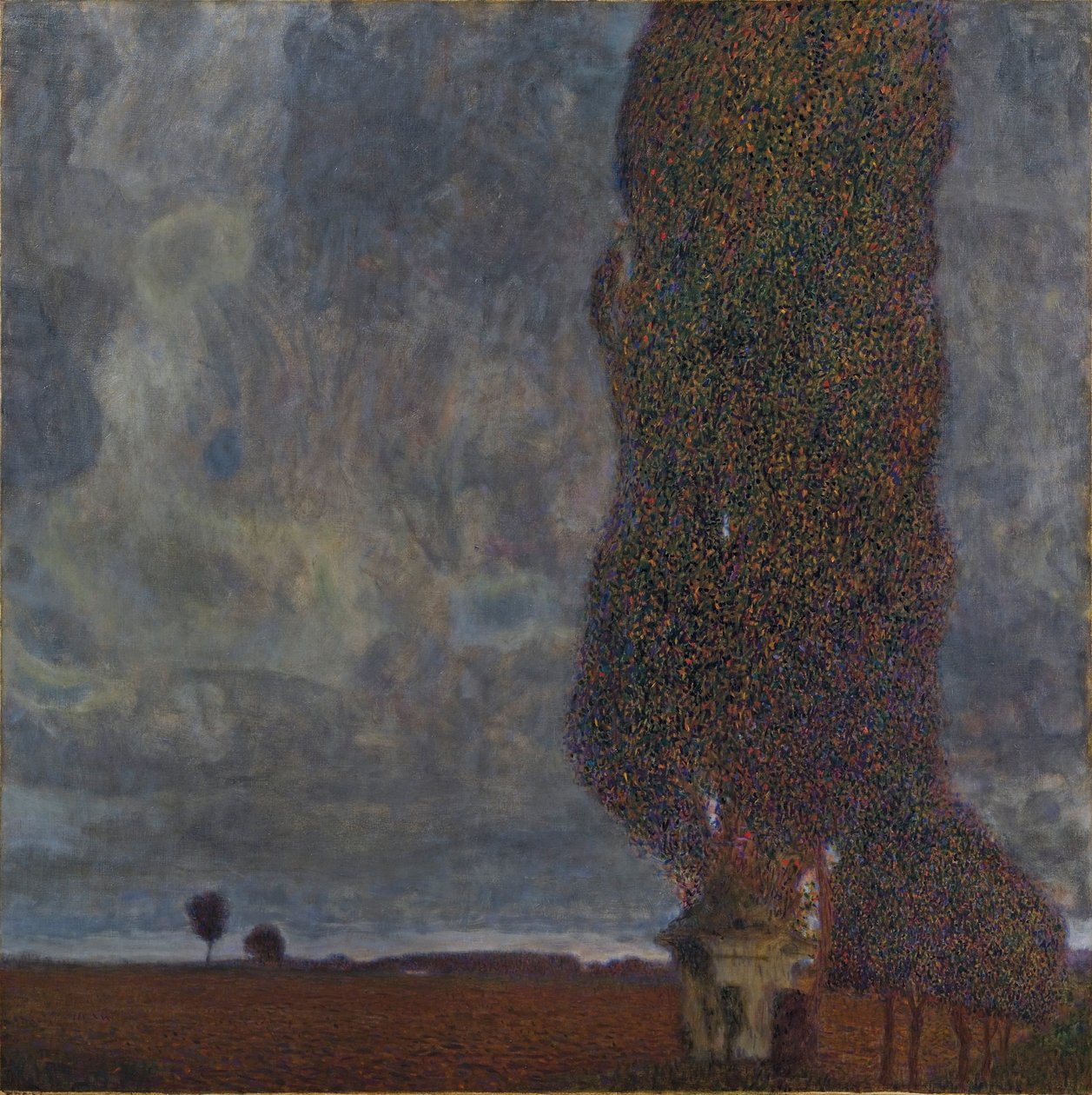 Zbliża się burza z piorunami Duża Topola II, 1903 r. autorstwa Gustav Klimt