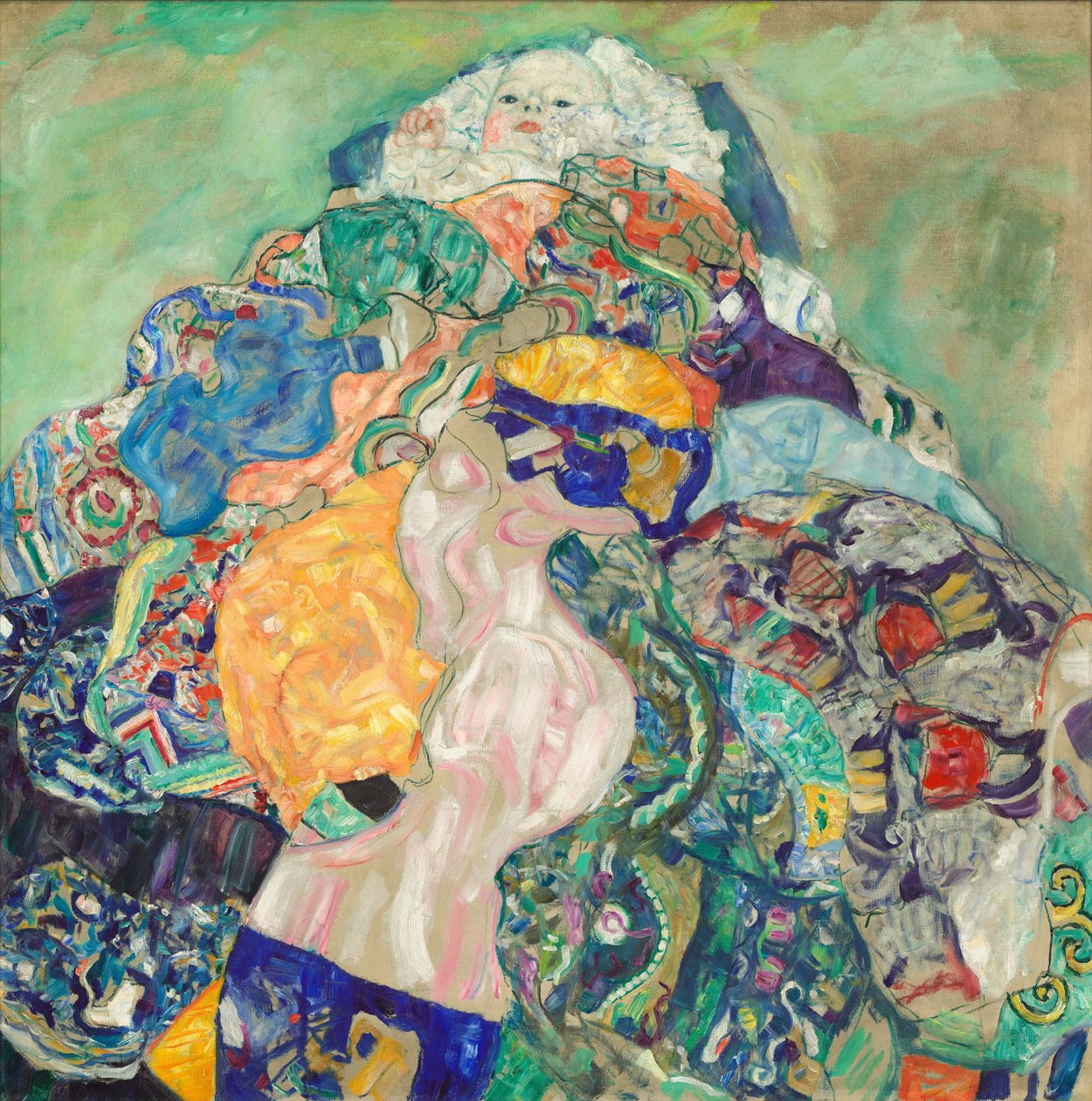 Kołyska dziecięca, 19171918. autorstwa Gustav Klimt