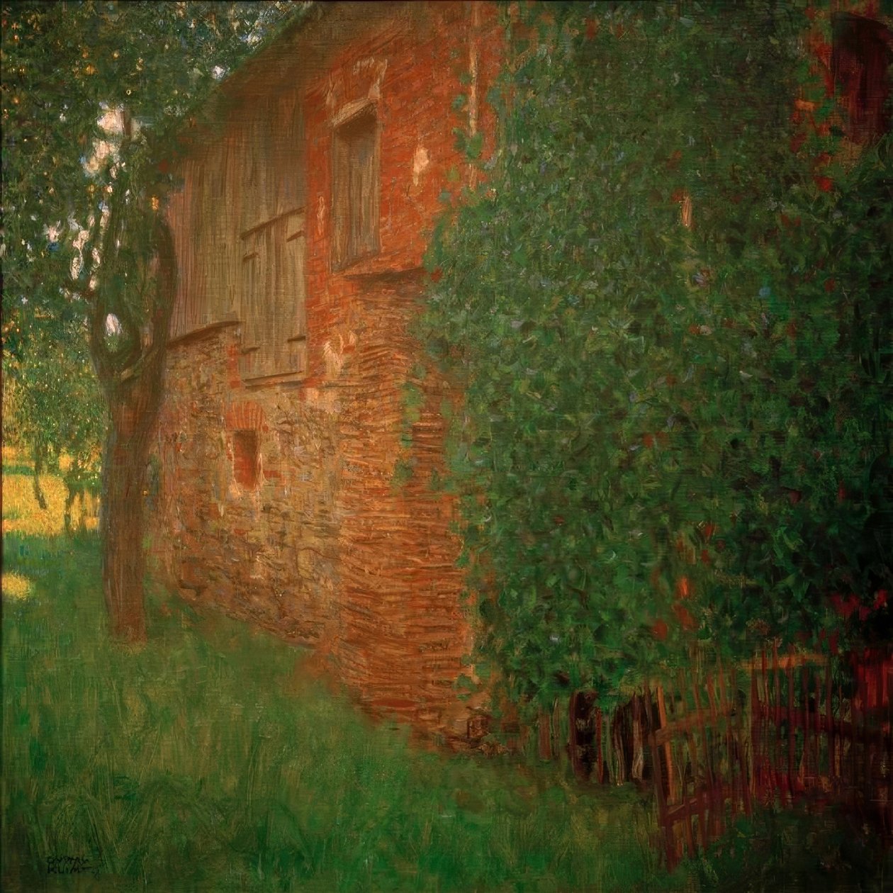 Dom wiejski autorstwa Gustav Klimt