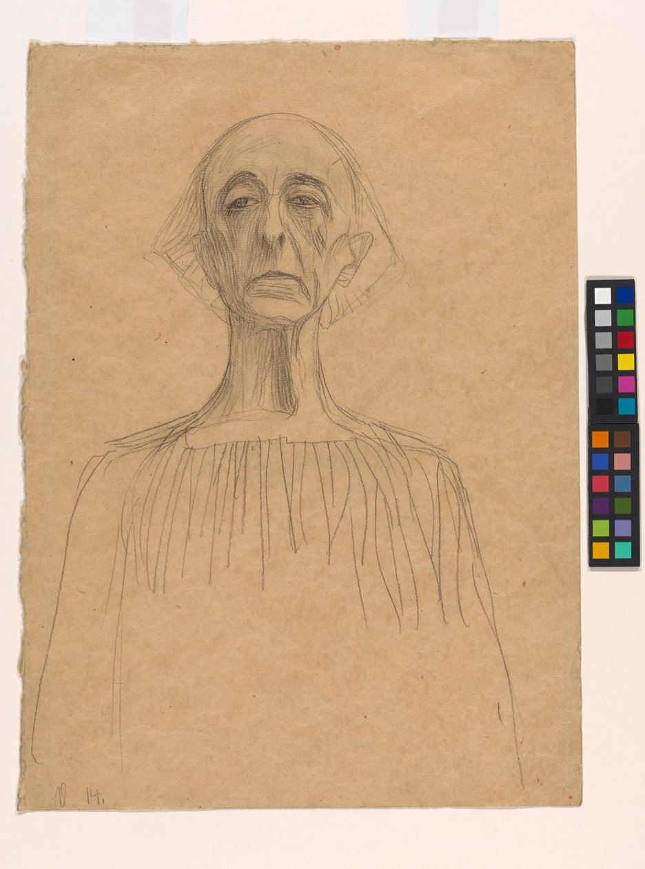Popiersie mężczyzny autorstwa Gustav Klimt