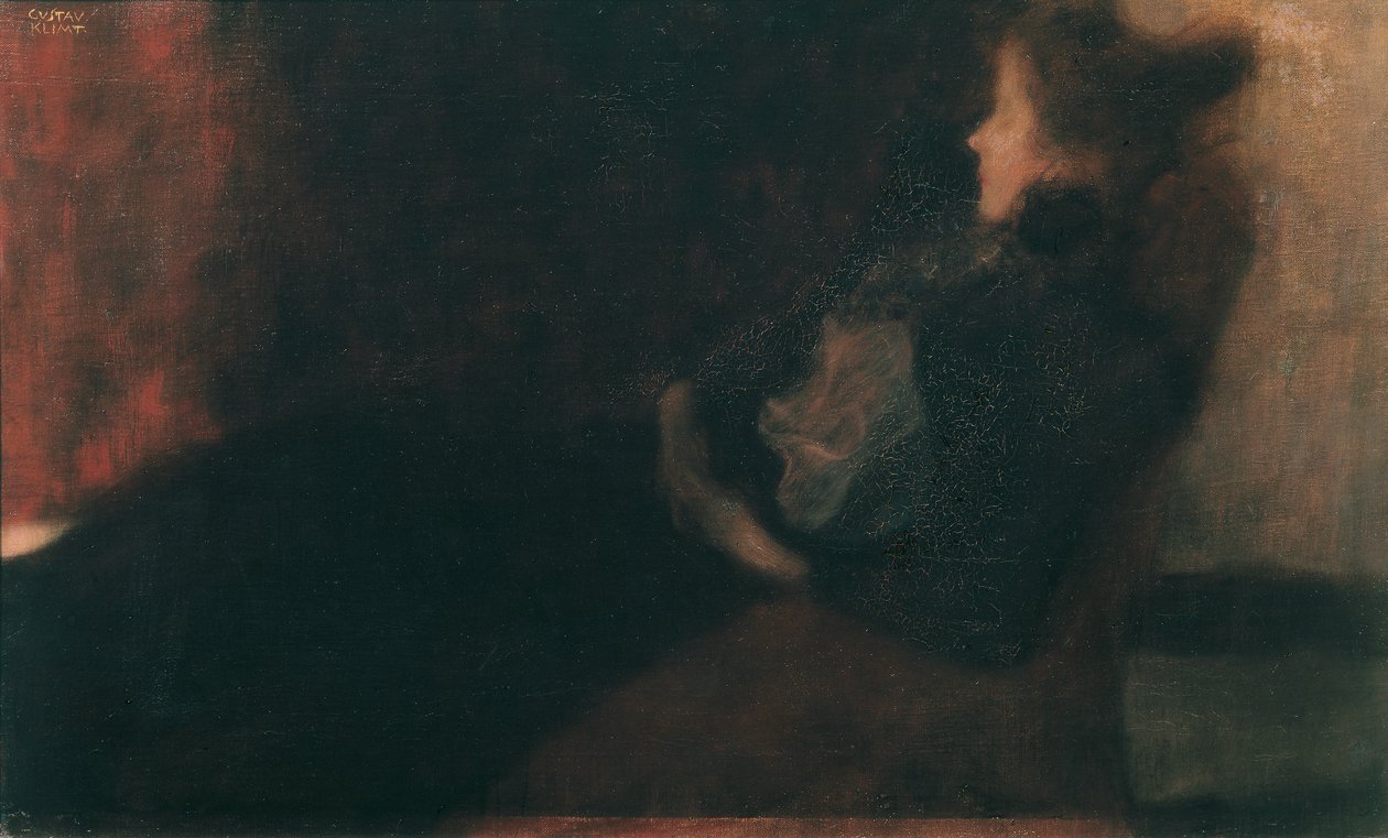 Dama z Kamin autorstwa Gustav Klimt