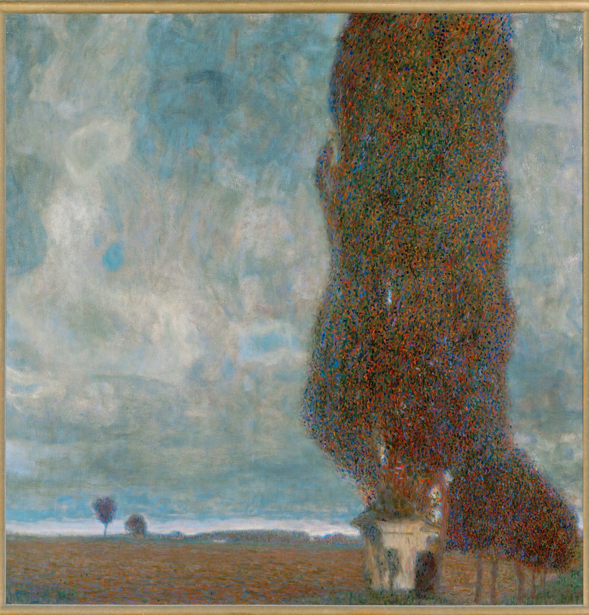 Wielka topola (II) lub Burza z piorunami autorstwa Gustav Klimt