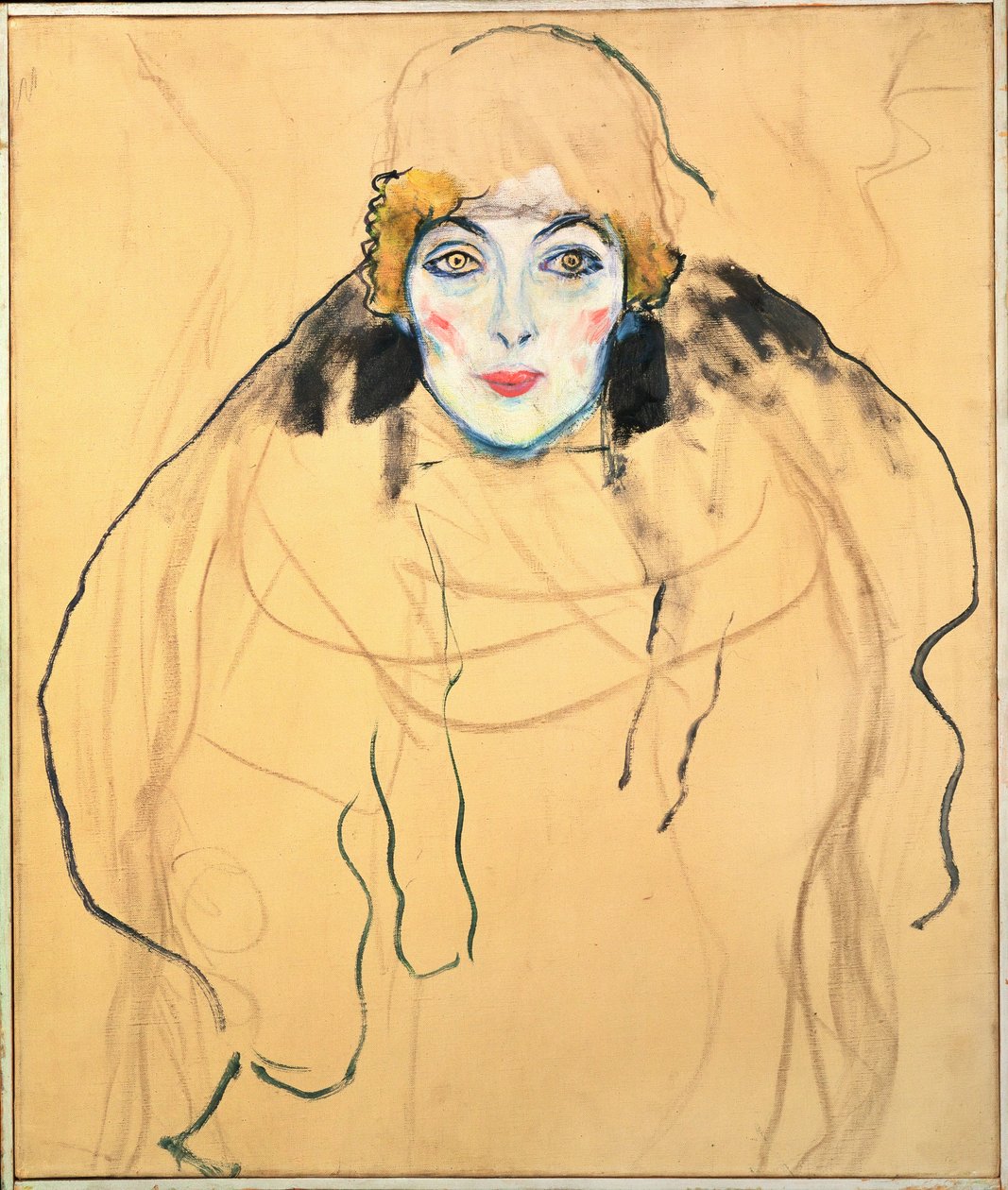 Głowa kobiety autorstwa Gustav Klimt
