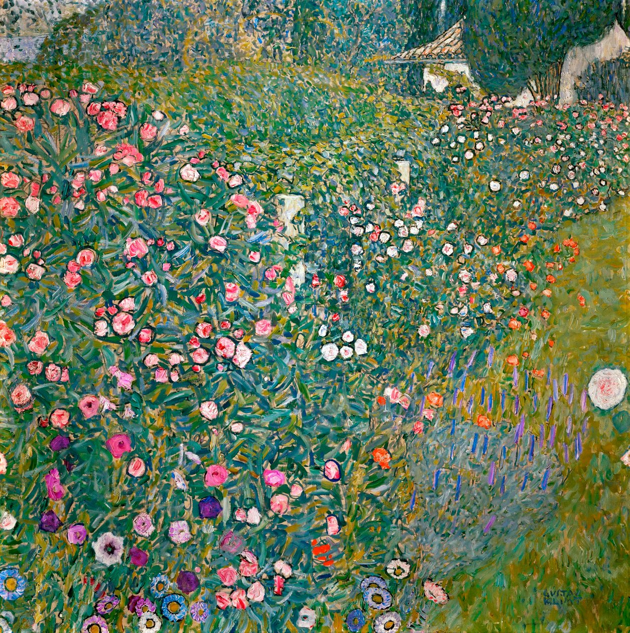 Włoski krajobraz ogrodniczy, 1913 autorstwa Gustav Klimt