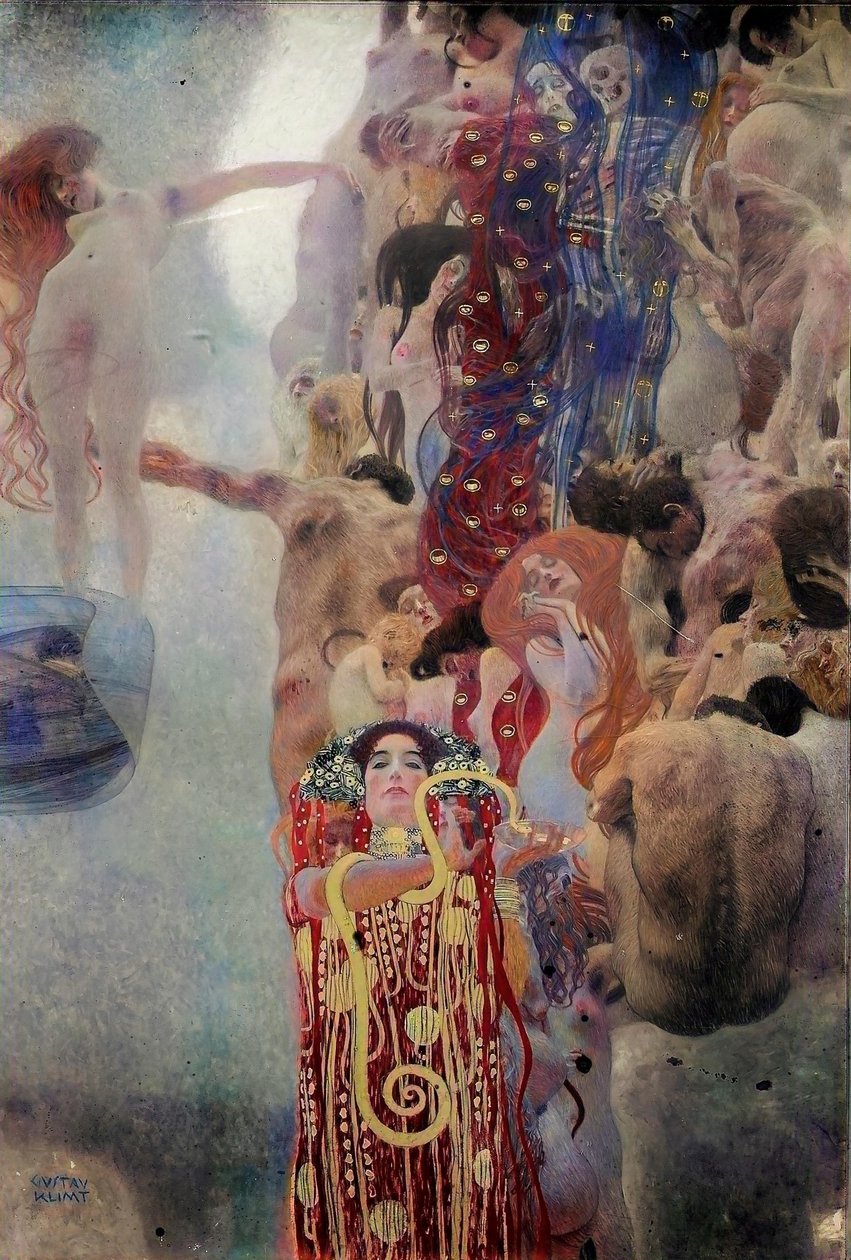 Medycyna autorstwa Gustav Klimt