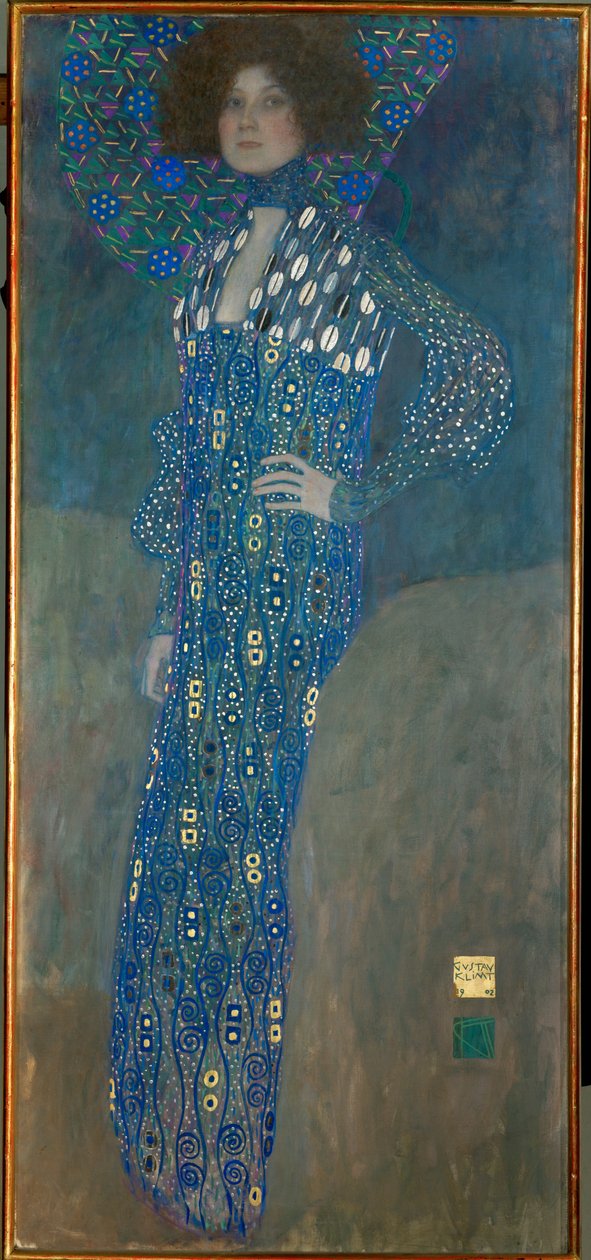 Panna Emilie Floege autorstwa Gustav Klimt