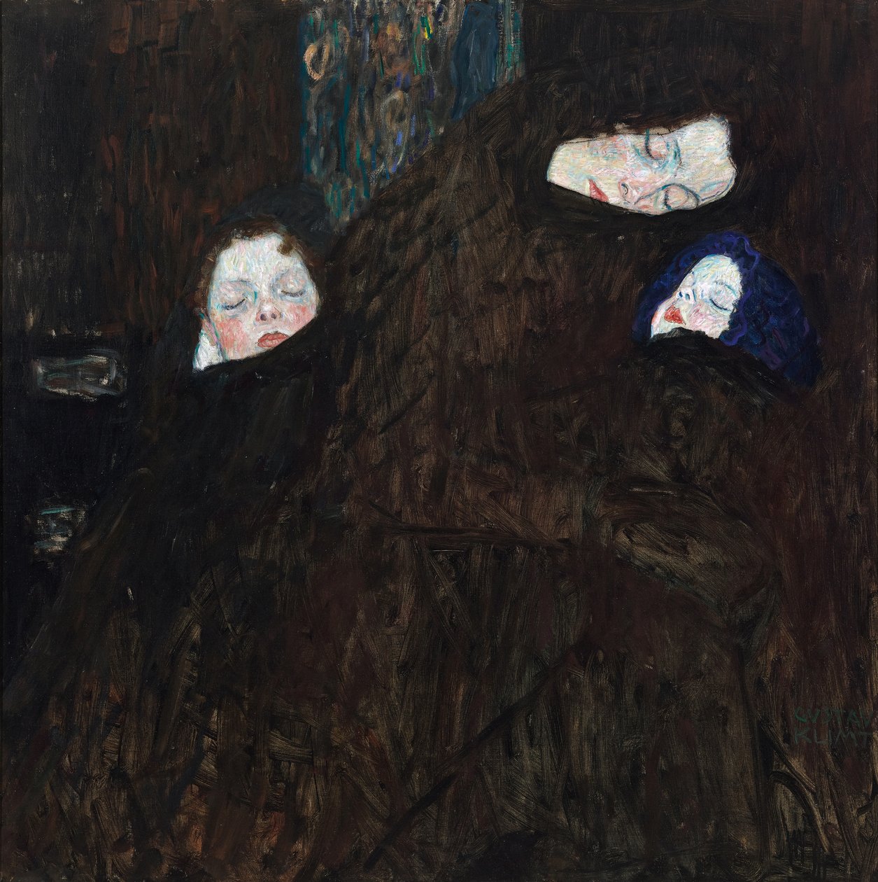 Matka z dwójką dzieci Rodzina, 1908-1910. autorstwa Gustav Klimt