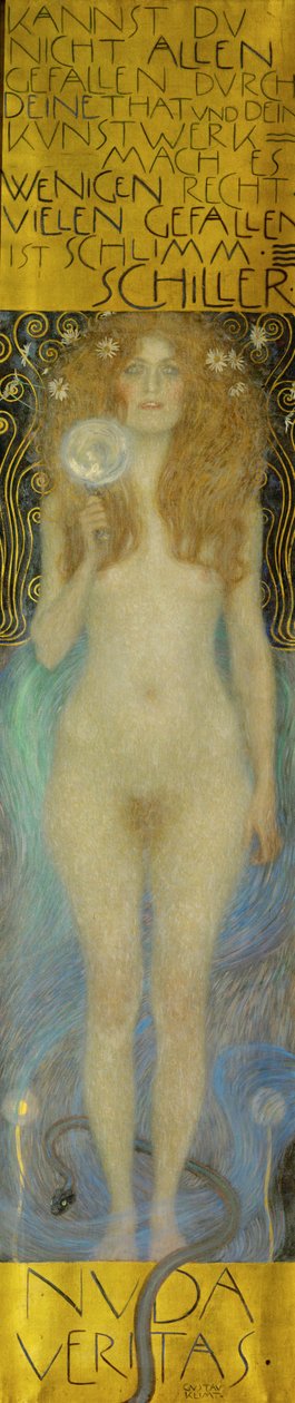 Nude Veritas autorstwa Gustav Klimt