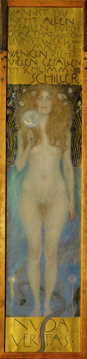 Nude Veritas autorstwa Gustav Klimt