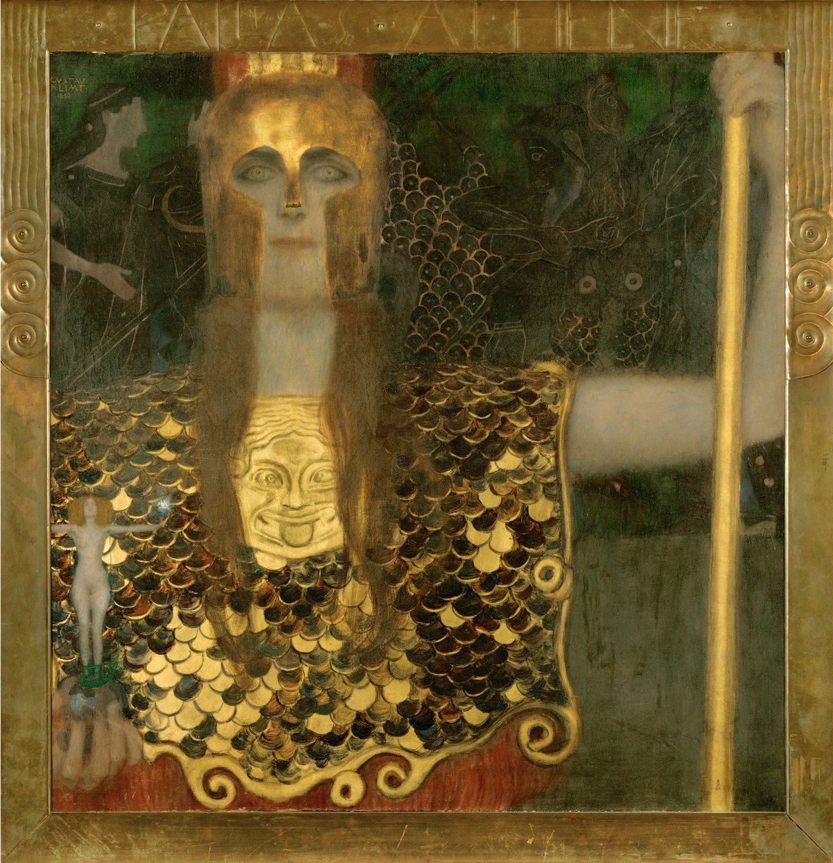 Pallas Atena autorstwa Gustav Klimt