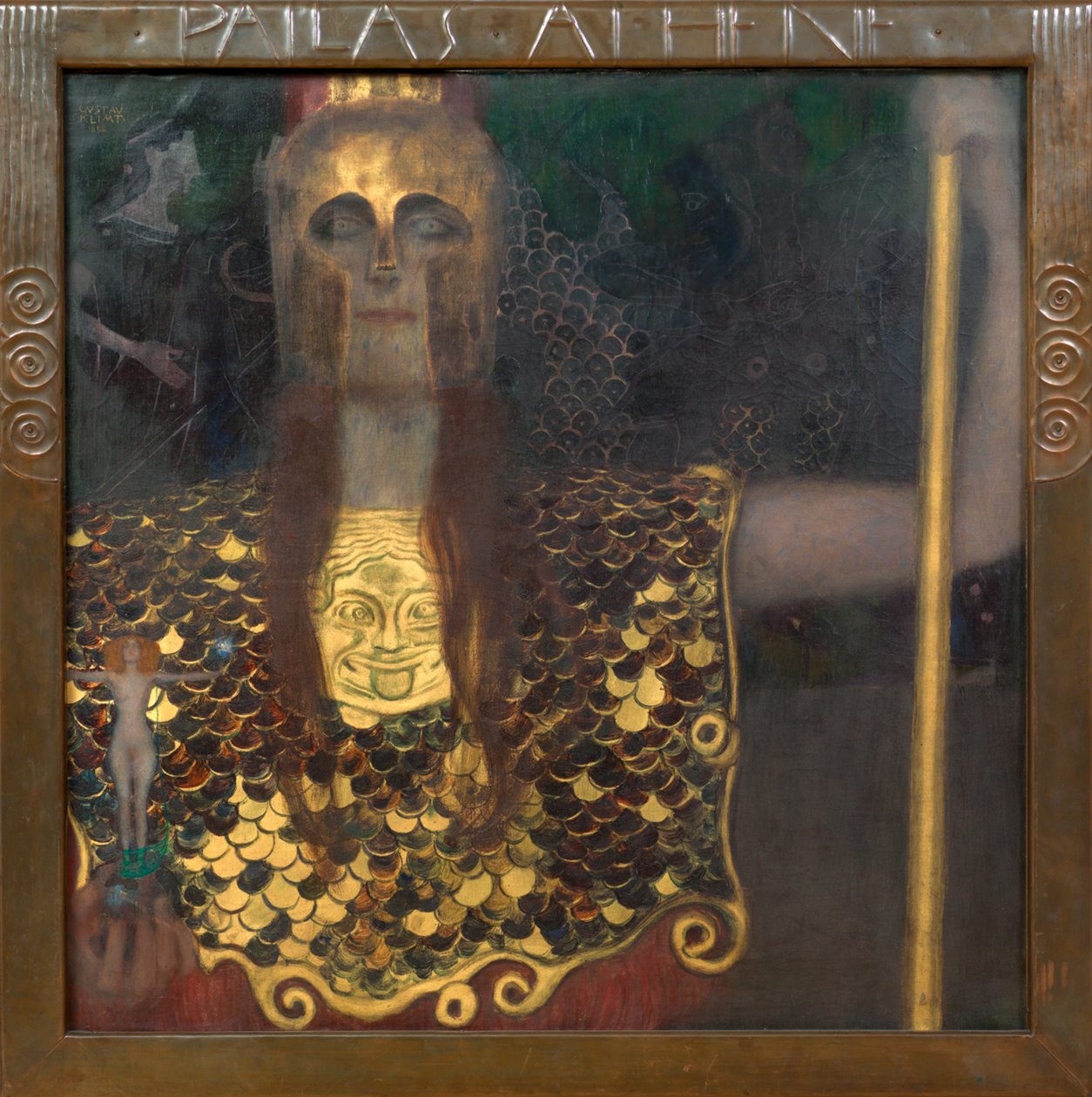 Pallas Atena autorstwa Gustav Klimt