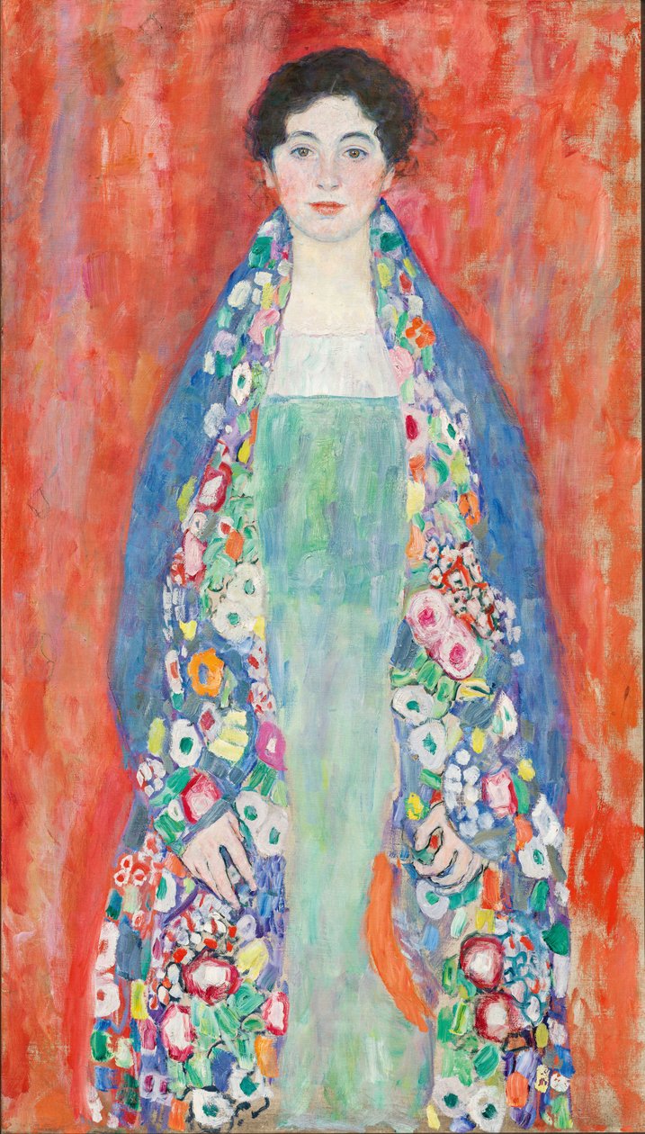 Portret Fräulein Lieser (Portret panny Lieser) autorstwa Gustav Klimt